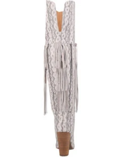 Dingo Women's Kitty Kat Snake Print Fringe Tall Western Boot - Pointed Toe -Corral Sales 2025 2000356787 100 P5