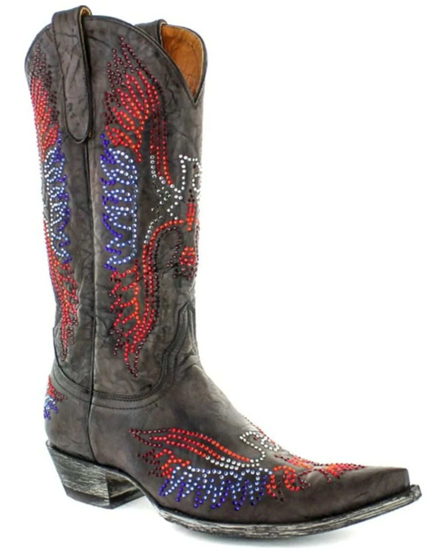 Old Gringo Women's Eagle Crystals Western Boots - Snip Toe 3 Old Gringo Women's Eagle Crystals Western Boots - Snip Toe
