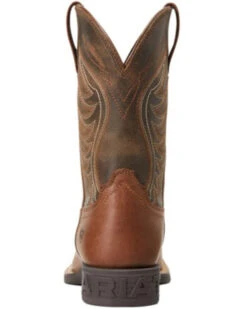Ariat Boys' Amos Leather Western Boot - Broad Square Toe 9 Ariat Boys' Amos Leather Western Boot - Broad Square Toe -Corral Sales 2025 2000357339 200 P3
