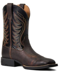 Corral Sales 2025 12 Ariat Boys' Amos Hand-Stained Western Boot - Broad Square Toe