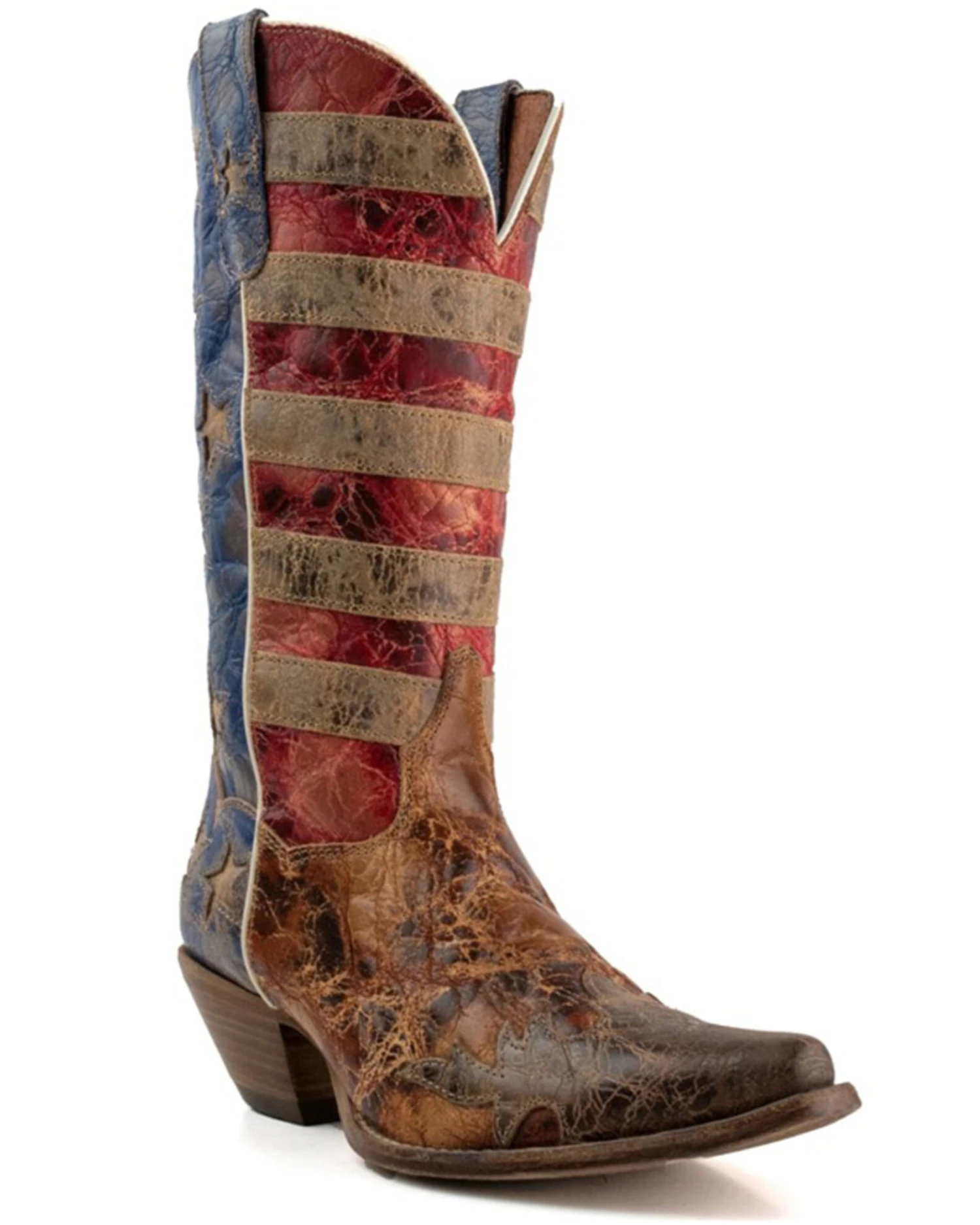 Dan Post Women's Stars & Stripes Western Boots - Snip Toe 3 Dan Post Women's Stars & Stripes Western Boots - Snip Toe