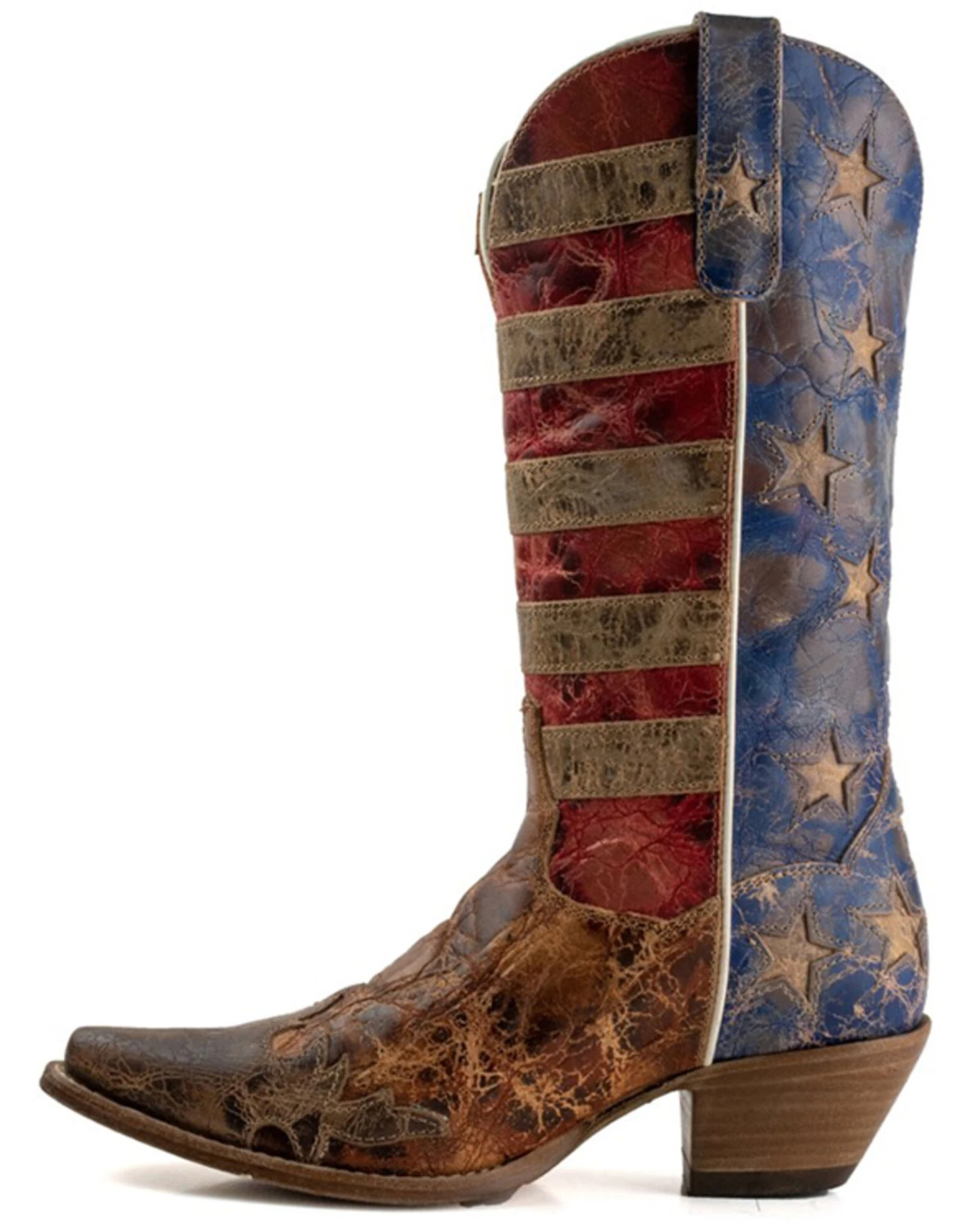Dan Post Women's Stars & Stripes Western Boots - Snip Toe 5 Dan Post Women's Stars & Stripes Western Boots - Snip Toe - Image 3