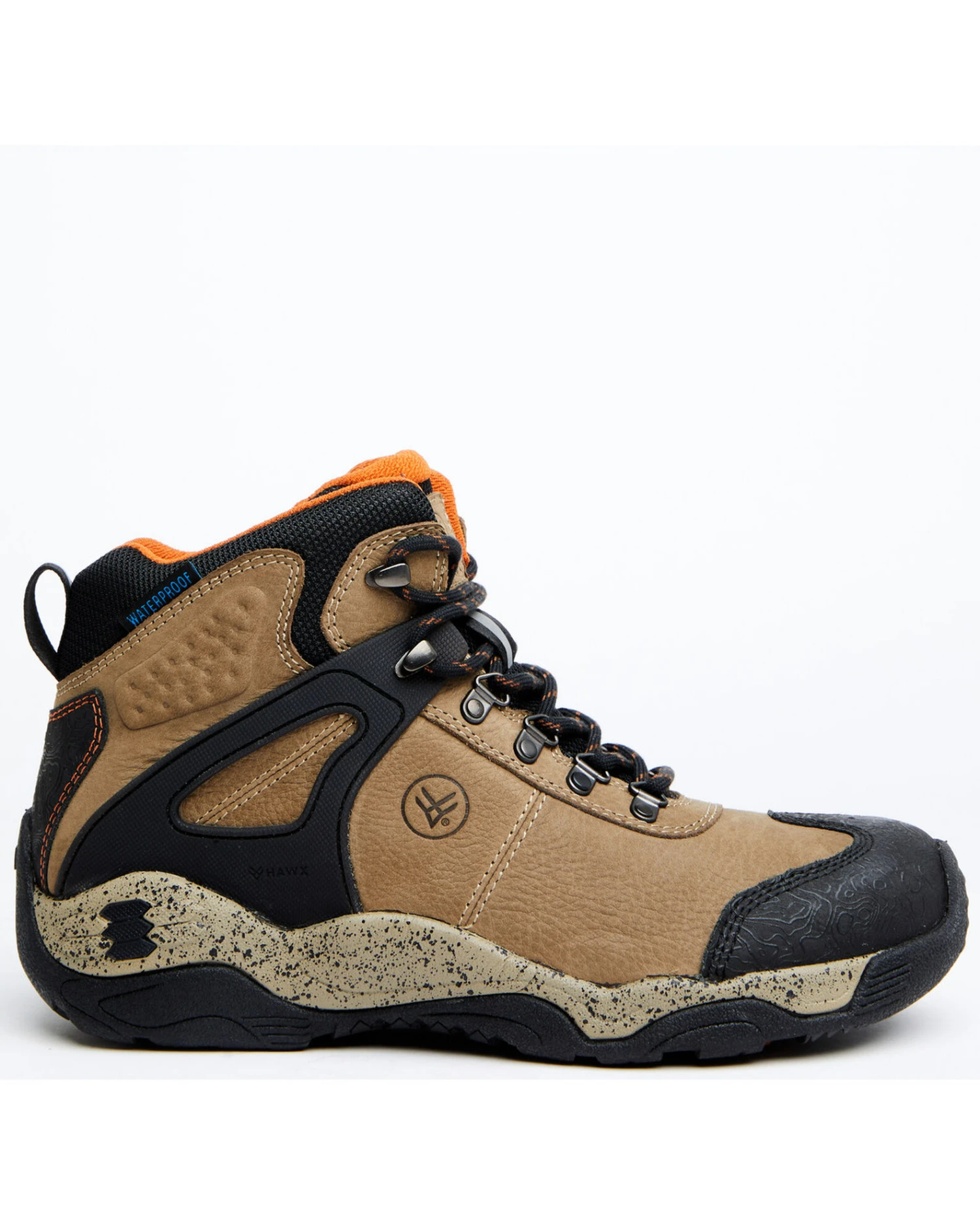 Hawx Men's Talon 2 Deep Taupe Waterproof Lace-Up Hiking Work Boots - Broad Square Toe 4 Hawx Men's Talon 2 Deep Taupe Waterproof Lace-Up Hiking Work Boots - Broad Square Toe - Image 2