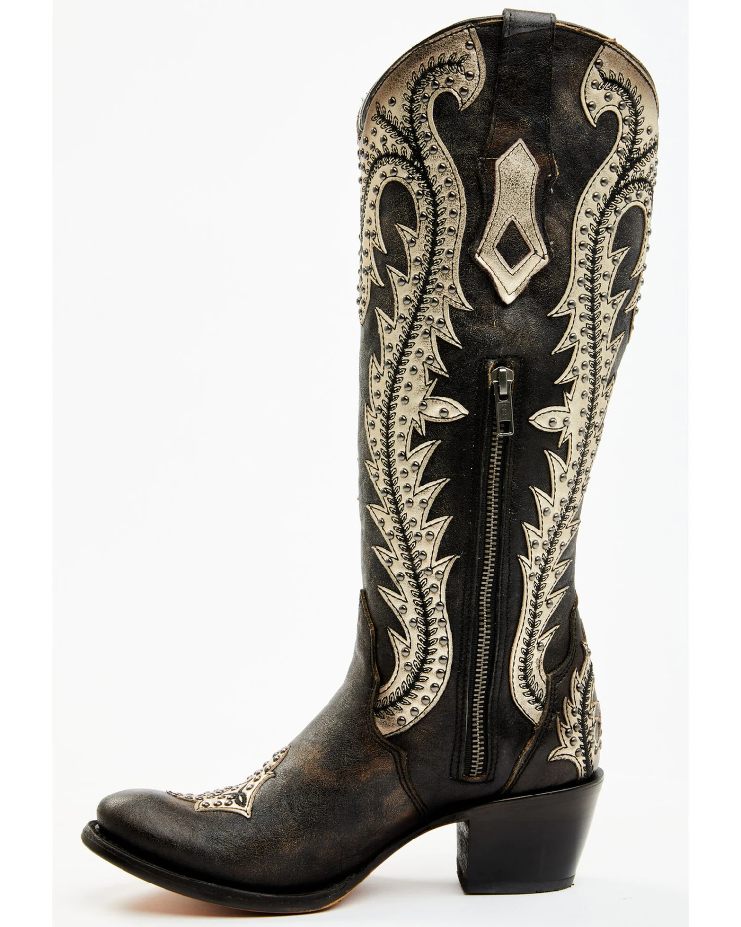 Corral Women's Studded Overlay Western Boots - Round Toe 5 Corral Women's Studded Overlay Western Boots - Round Toe - Image 3