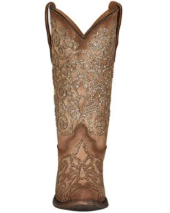 Corral Girls' Glitter Embroidery Leather Western Boot - Snip Toe -Corral Sales 2025 2000361090 280 P3