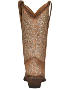 Corral Girls' Glitter Embroidery Leather Western Boot - Snip Toe -Corral Sales 2025 2000361090 280 P4