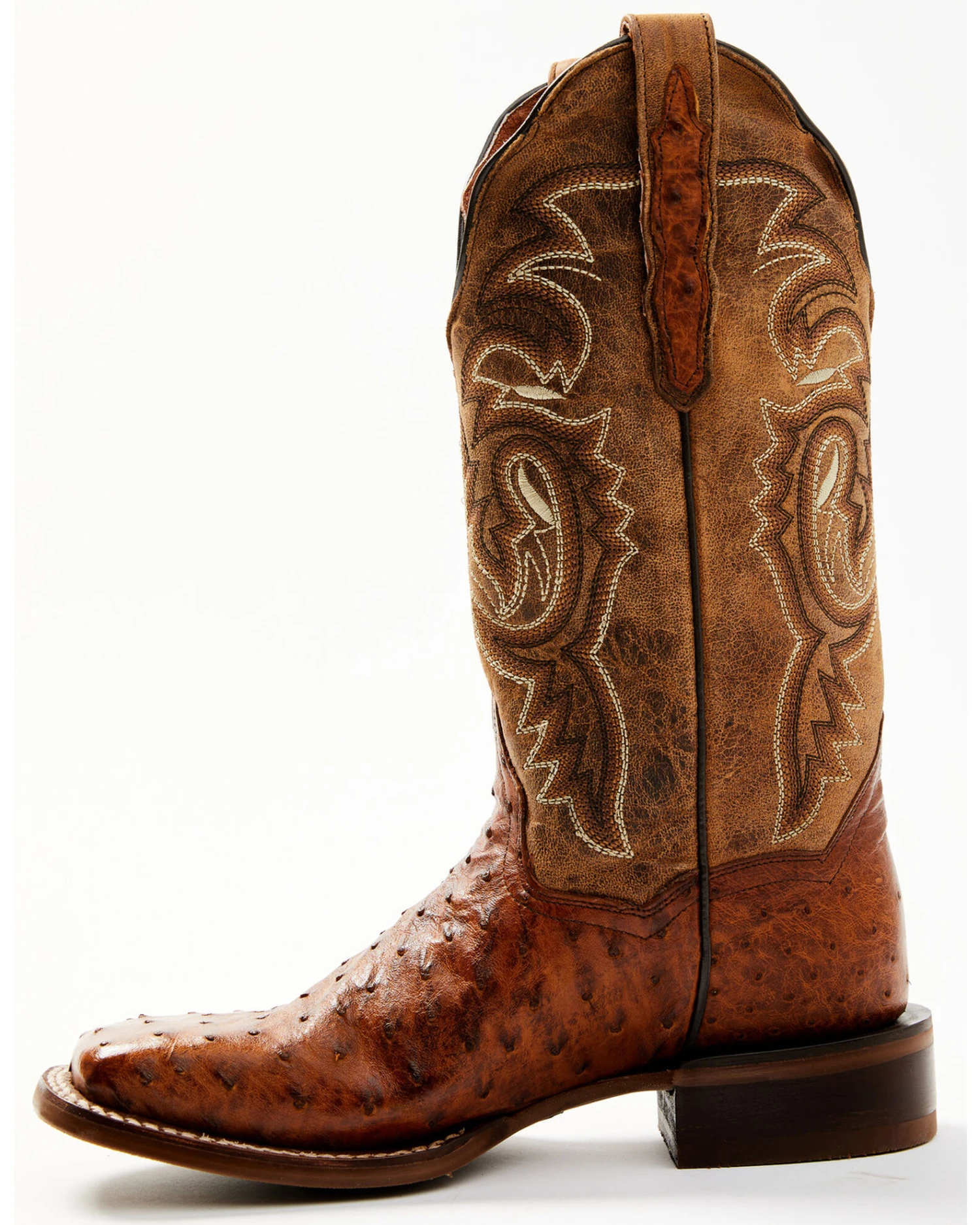 Dan Post Women's Exotic Full-Quill Ostrich Western Boots - Broad Square Toe 5 Dan Post Women's Exotic Full-Quill Ostrich Western Boots - Broad Square Toe - Image 3