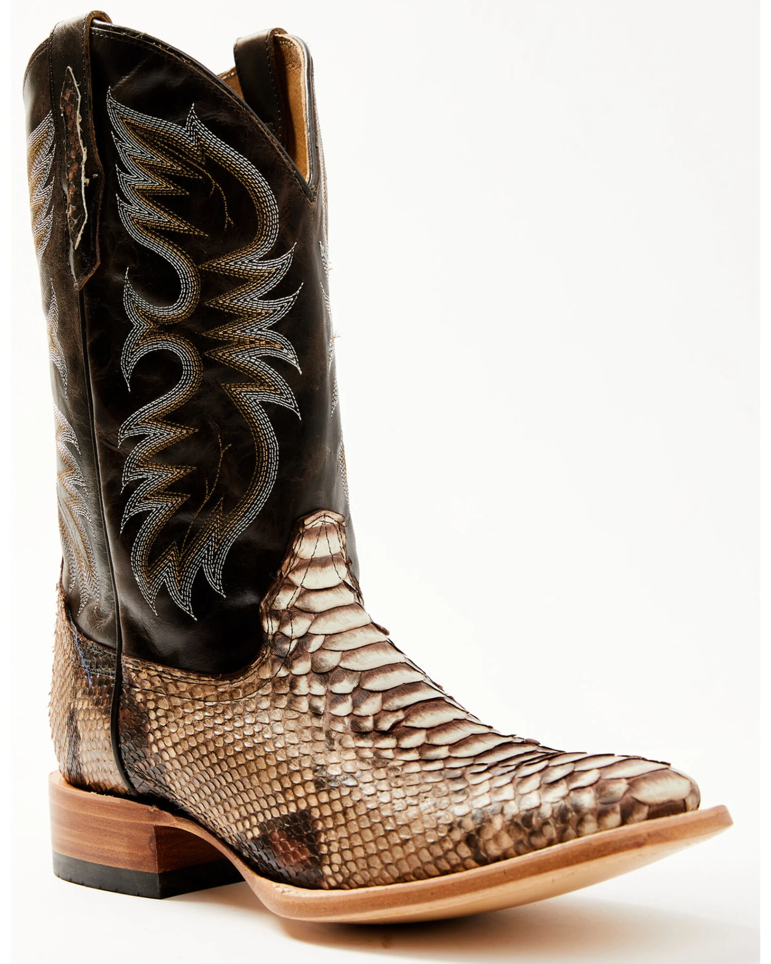 Cody James Men's Exotic Python Western Boots - Broad Square Toe 3 Cody James Men's Exotic Python Western Boots - Broad Square Toe