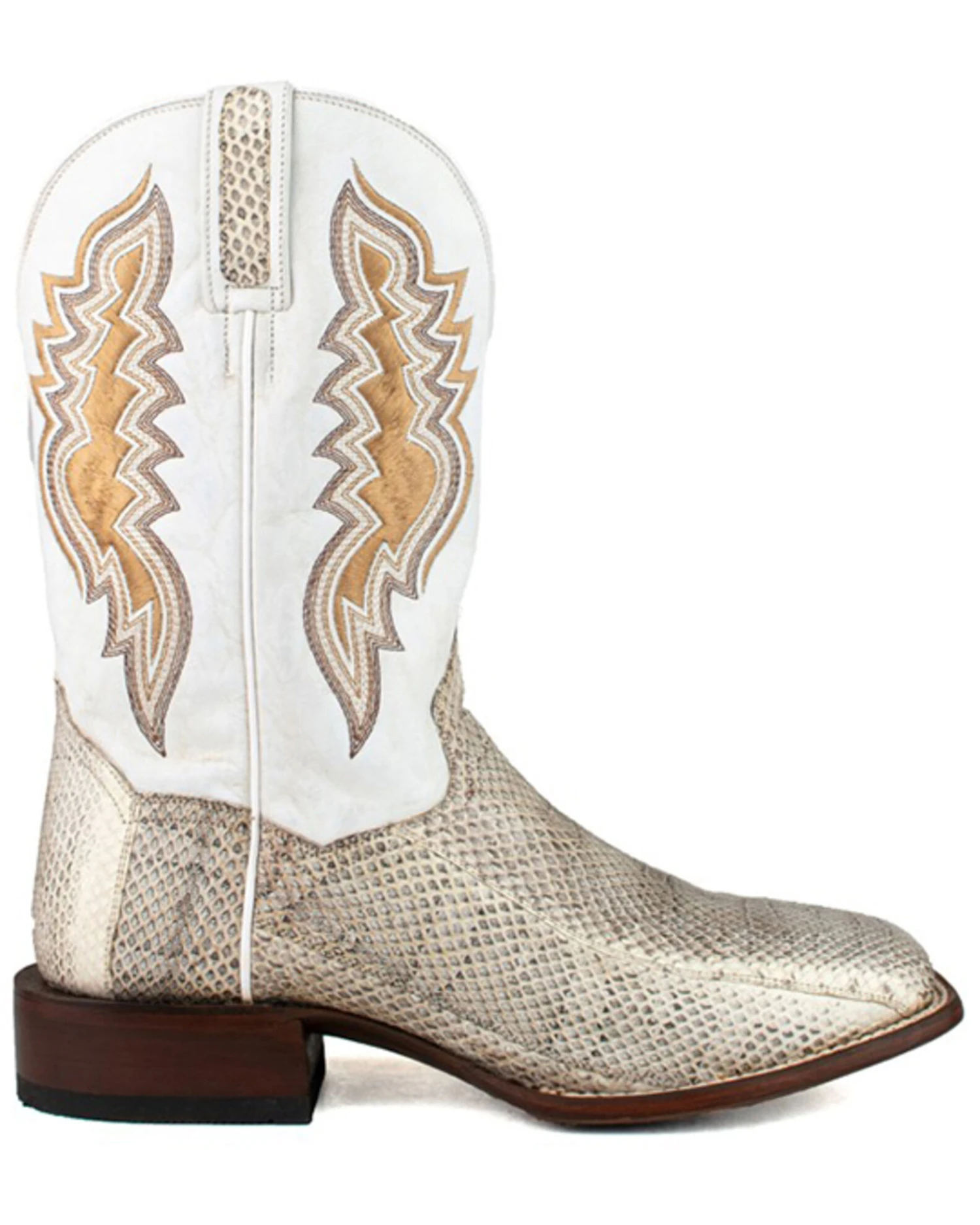 Dan Post Men's Exotic Water Snake Western Boots - Broad Square Toe 4 Dan Post Men's Exotic Water Snake Western Boots - Broad Square Toe - Image 2