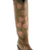 Botas Caborca For Liberty Black Women's Garden Embroidered Floral Western Tall Boots - Snip Toe  -Corral Sales 2025 2000370983 280 P1