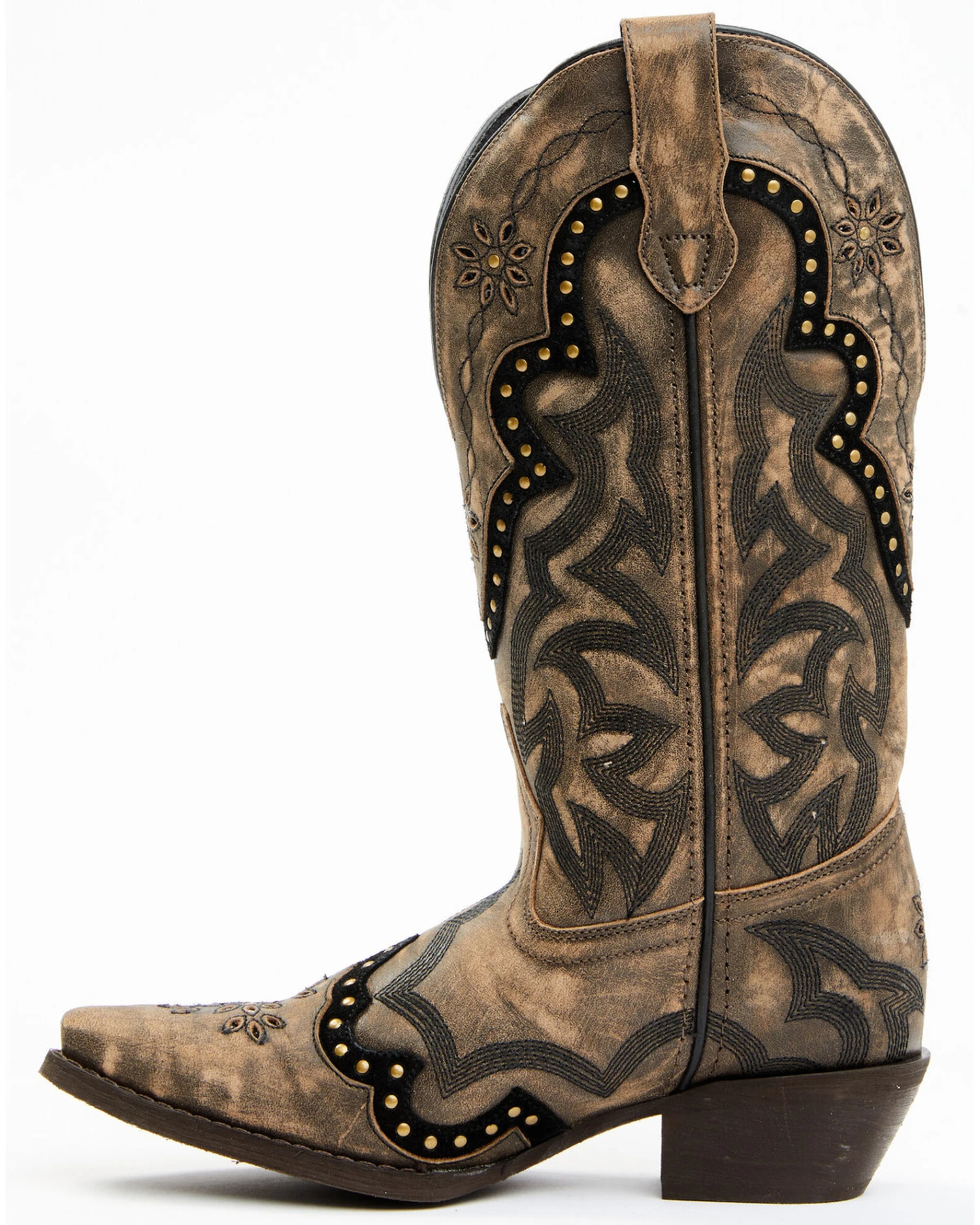 Laredo Women's Skyla Floral Studded Western Performance Boots - Snip Toe 5 Laredo Women's Skyla Floral Studded Western Performance Boots - Snip Toe - Image 3