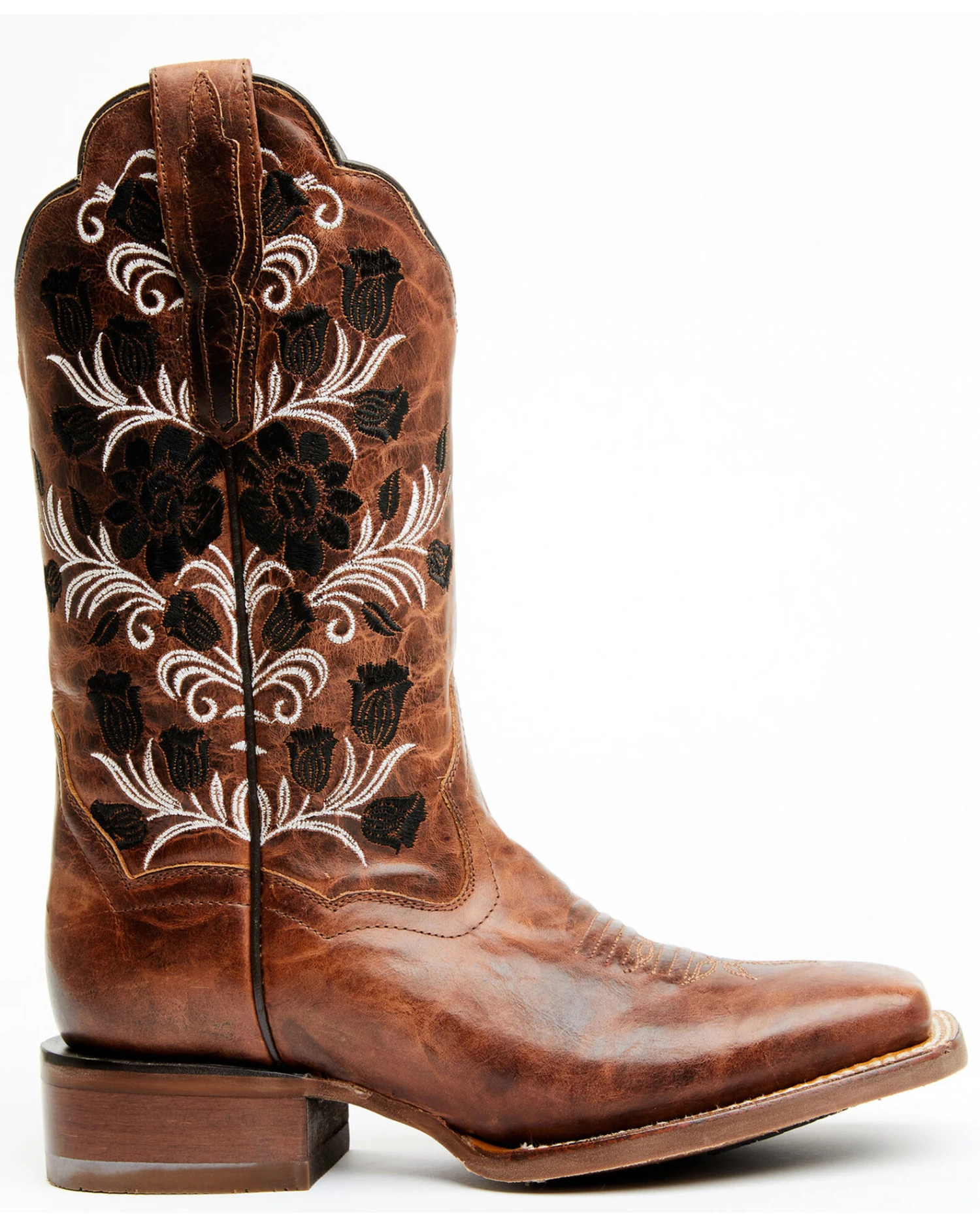 Dan Post Women's Athena Floral Embroidered Western Performance Boots - Broad Square Toe 4 Dan Post Women's Athena Floral Embroidered Western Performance Boots - Broad Square Toe - Image 2