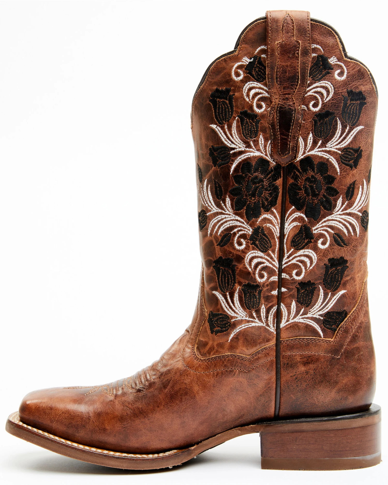 Dan Post Women's Athena Floral Embroidered Western Performance Boots - Broad Square Toe 5 Dan Post Women's Athena Floral Embroidered Western Performance Boots - Broad Square Toe - Image 3