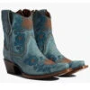 Corral Women's Flower Embroidered Ankle Western Booties - Snip Toe -Corral Sales 2025 2000371822 400 P1