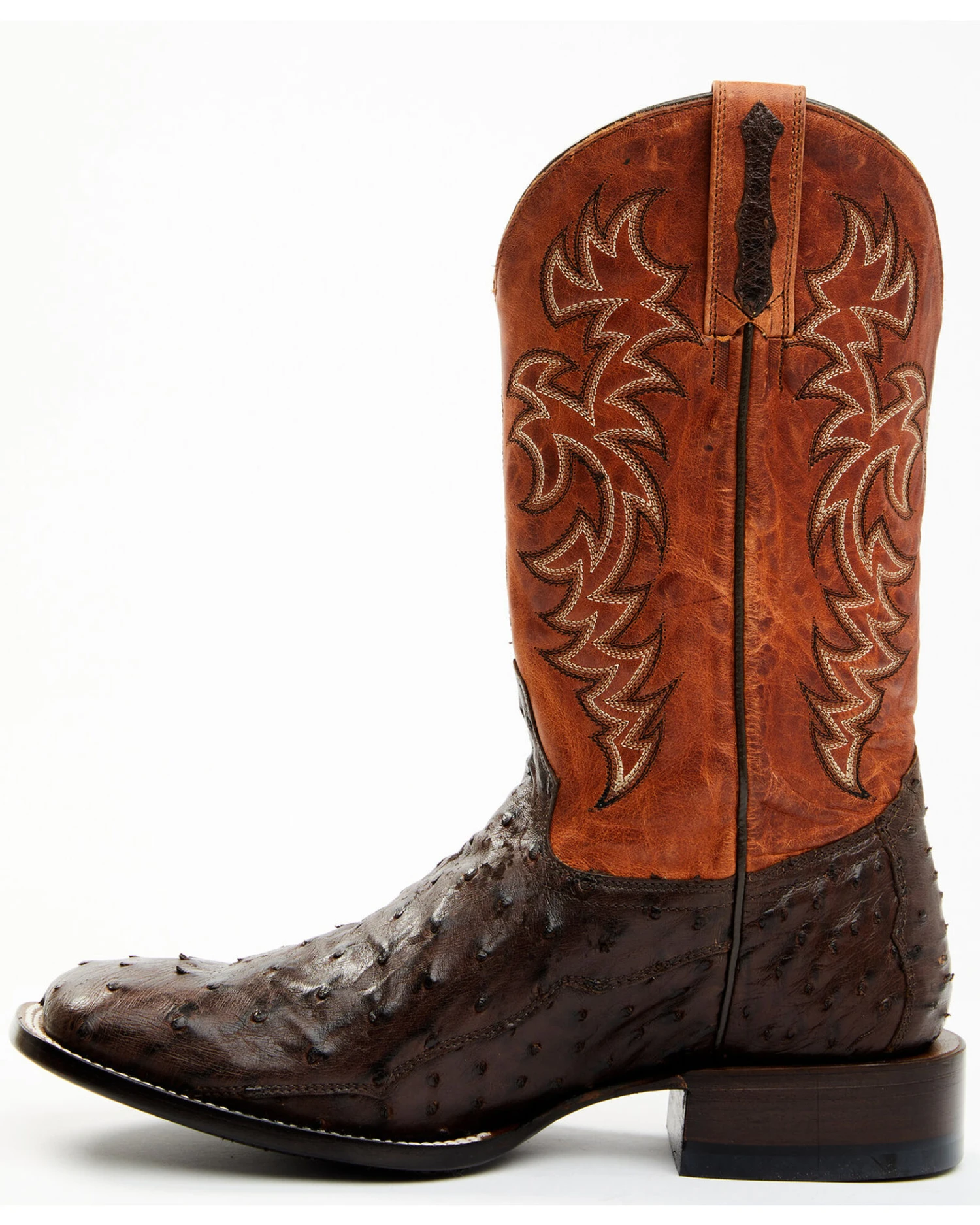 Cody James Men's Sienna Genuine Ostrich Exotic Western Boots - Broad Square Toe 5 Cody James Men's Sienna Genuine Ostrich Exotic Western Boots - Broad Square Toe - Image 3