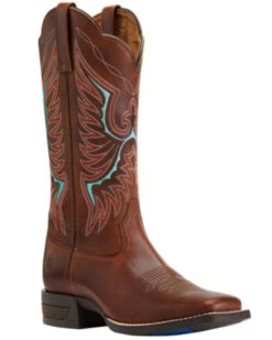 Ariat Women's Rockdale Shock Shield Performance Western Boots - Broad Square Toe 
