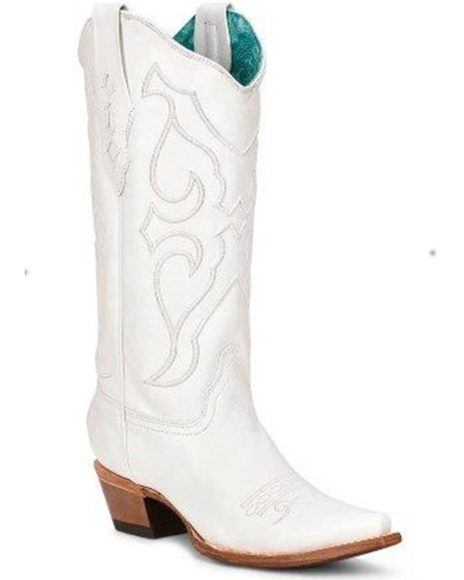 Corral Women's Embroidered Tall Western Boots - Snip Toe 3 Corral Women's Embroidered Tall Western Boots - Snip Toe