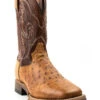 Dan Post Men's Saddle Hand Quill Ostrich Western Boots - Broad Square Toe -Corral Sales 2025 2000375985 280 P1