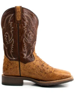 Dan Post Men's Saddle Hand Quill Ostrich Western Boots - Broad Square Toe 10 Dan Post Men's Saddle Hand Quill Ostrich Western Boots - Broad Square Toe -Corral Sales 2025 2000375985 280 P2