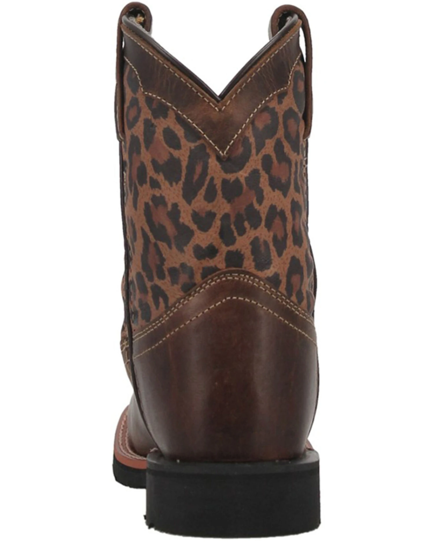 Dan Post Toddler Girls' Leopard Print Western Boots - Broad Square Toe 7 Dan Post Toddler Girls' Leopard Print Western Boots - Broad Square Toe - Image 5