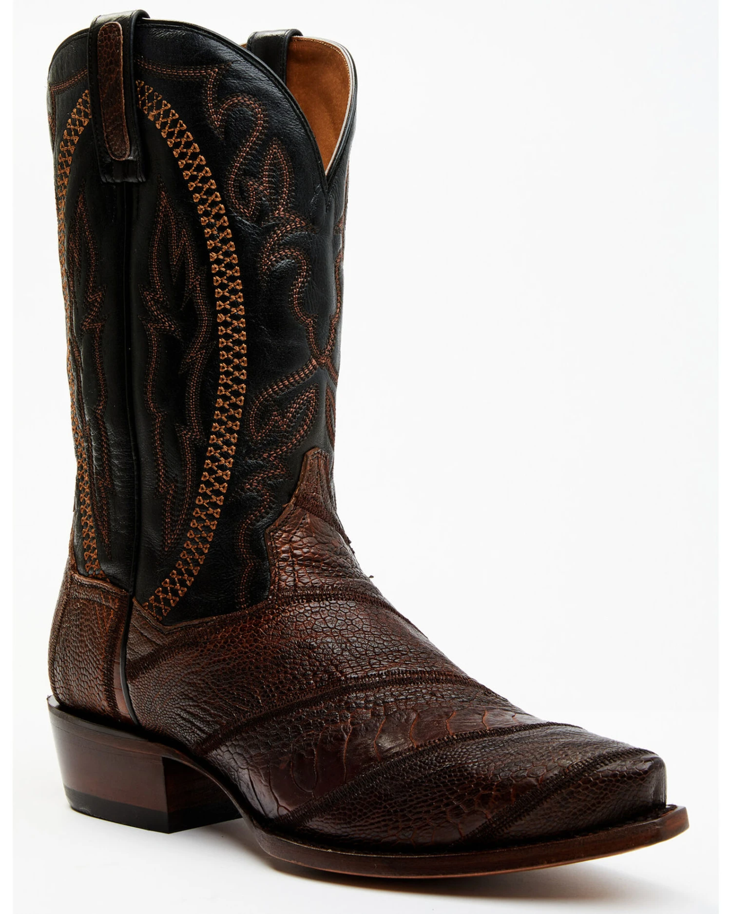 Dan Post Men's Exotic Ostrich Leg Western Boots - Snip Toe 3 Dan Post Men's Exotic Ostrich Leg Western Boots - Snip Toe