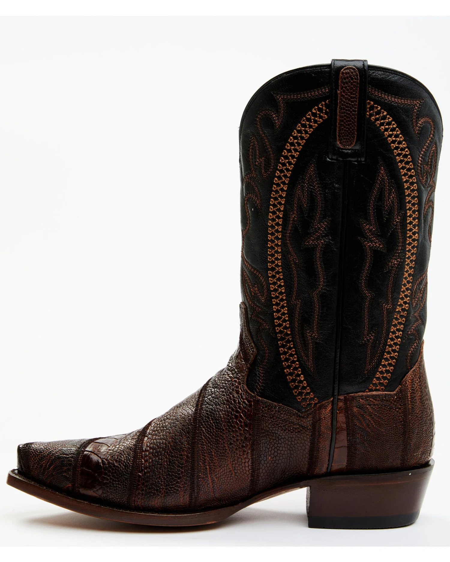 Dan Post Men's Exotic Ostrich Leg Western Boots - Snip Toe 5 Dan Post Men's Exotic Ostrich Leg Western Boots - Snip Toe - Image 3