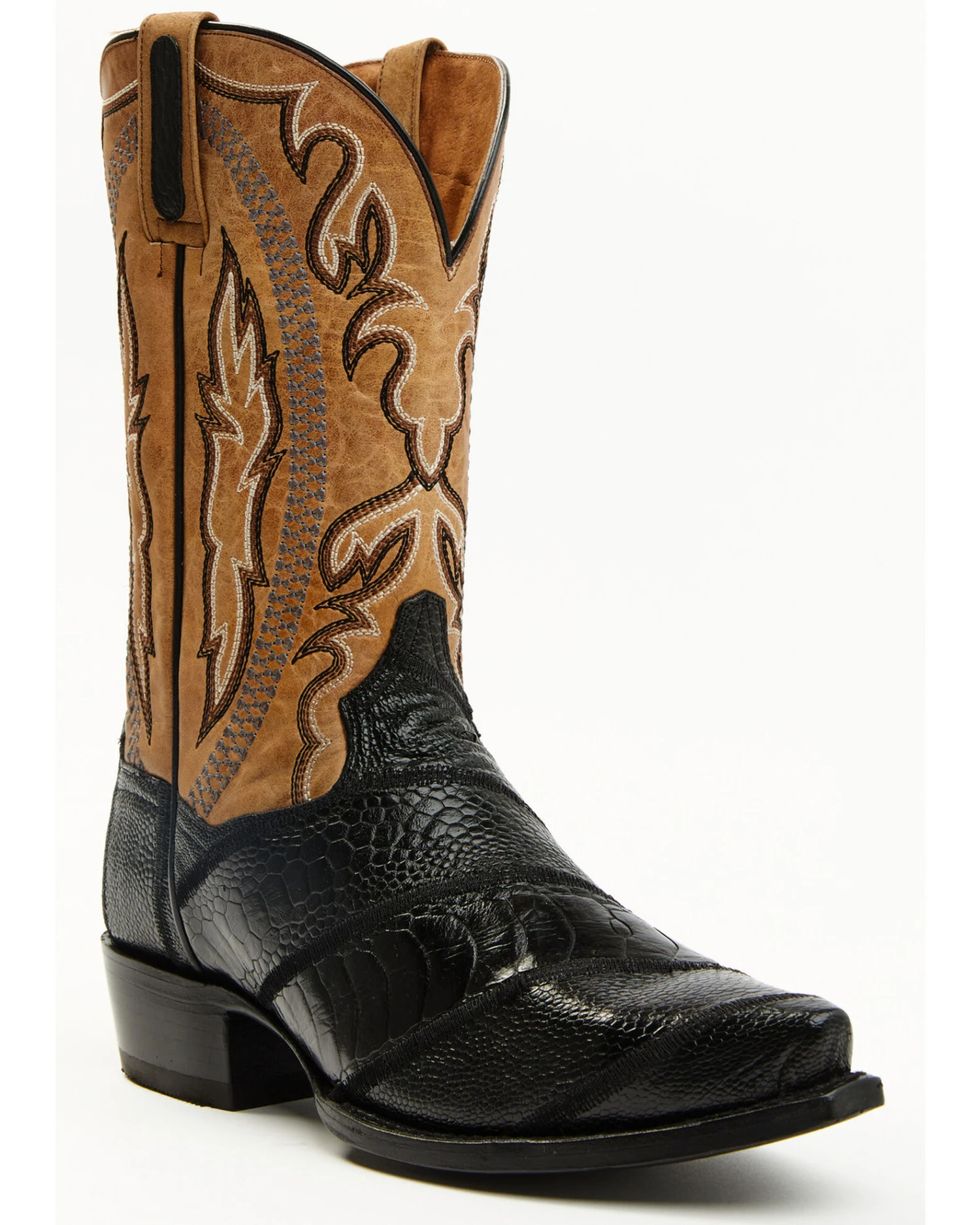 Dan Post Men's Ostrich Leg Exotic Western Boot - Snip Toe 3 Dan Post Men's Ostrich Leg Exotic Western Boot - Snip Toe