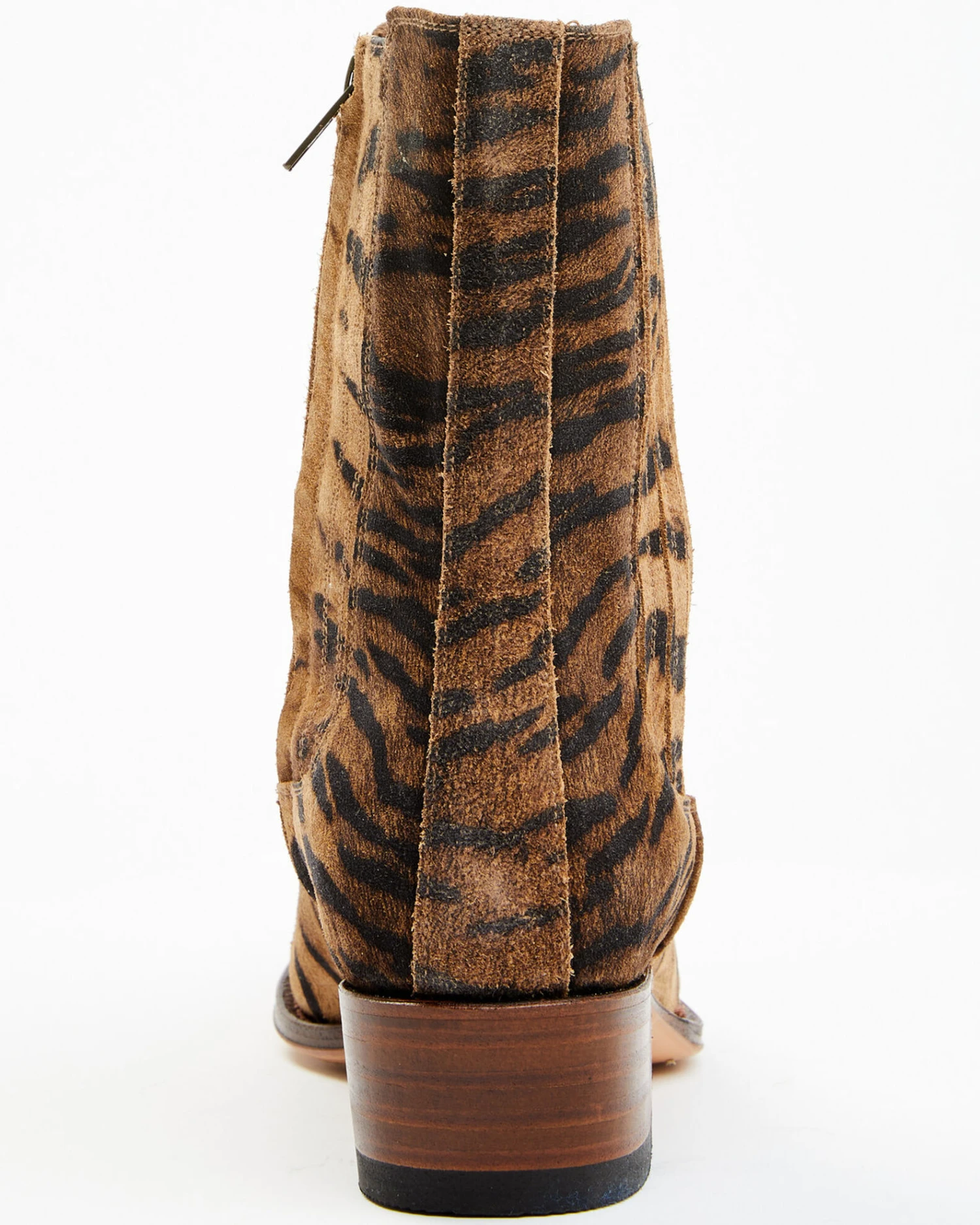 Sendra Women's Tiger Print Western Booties - Snip Toe 7 Sendra Women's Tiger Print Western Booties - Snip Toe - Image 5