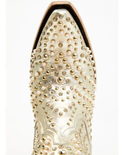 Boot Barn X Lane Women's Exclusive Dolly Metallic Leather Western Bridal Booties - Snip Toe -Corral Sales 2025 2000385224 710 P6