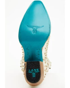 Boot Barn X Lane Women's Exclusive Dolly Metallic Leather Western Bridal Booties - Snip Toe -Corral Sales 2025 2000385224 710 P7