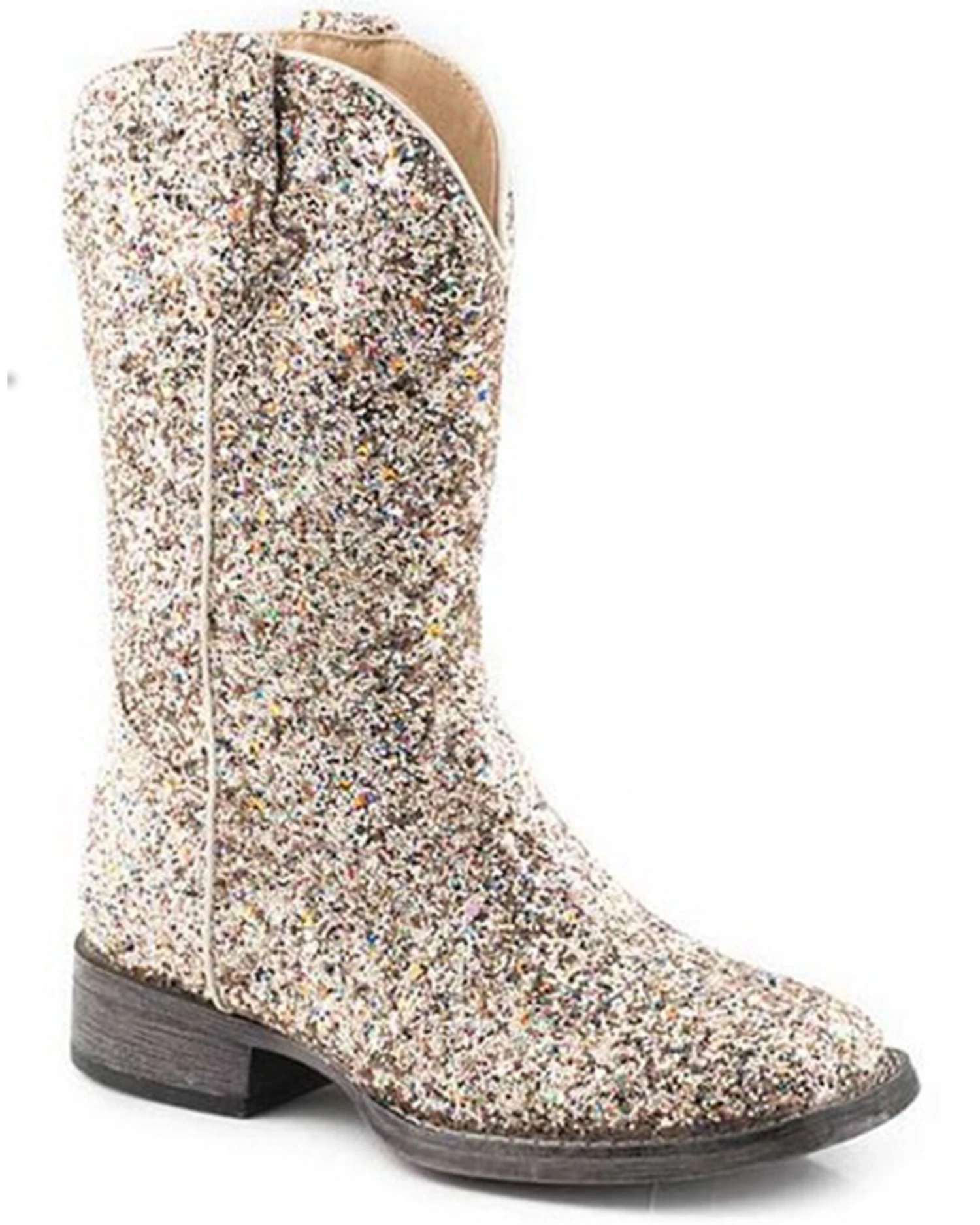 Roper Little Girls' Glitter Galore Western Boots - Square Toe 3 Roper Little Girls' Glitter Galore Western Boots - Square Toe